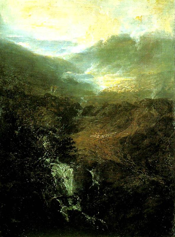 J.M.W.Turner morning amongst the coniston Sweden oil painting art
