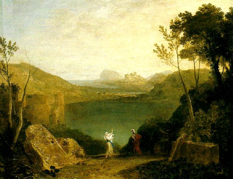J.M.W.Turner aeneas and the sibyl, lake avernus oil painting picture