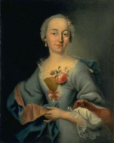 Anonymous Portrait of Dorothea Herrliberger Sweden oil painting art