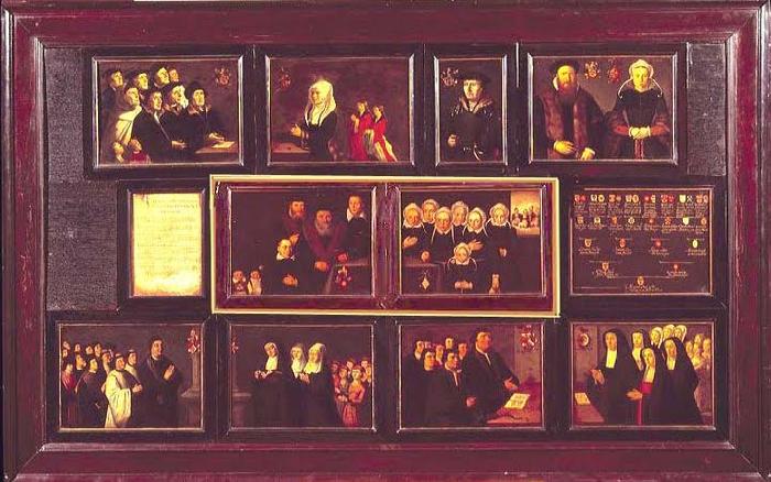 Anonymous Portretten en kwartierstaat der voorouders van Gerrit Pietersz. Schaep van moederszijde. Sweden oil painting art
