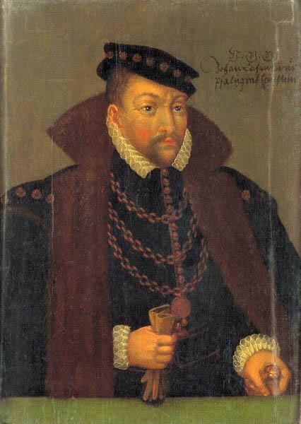 Anonymous Portrait of Johann Casimir von Pfalz-Simmern oil painting picture