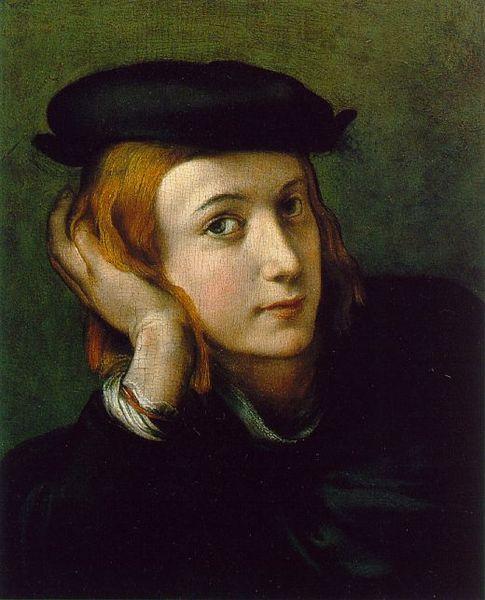 Correggio Portrait of a Young Man Sweden oil painting art