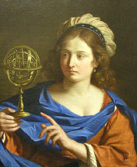 GUERCINO Personification of Astrology Sweden oil painting art