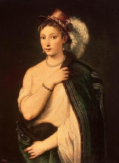 Titian Female Portrait Sweden oil painting art
