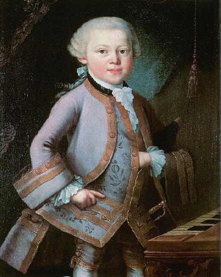 Anonymous The Boy Mozart oil painting image