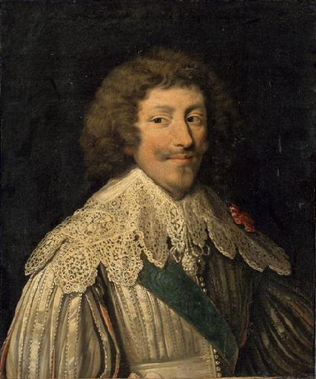 Anonymous Portrait of Henri II, duc de Montmorency Sweden oil painting art