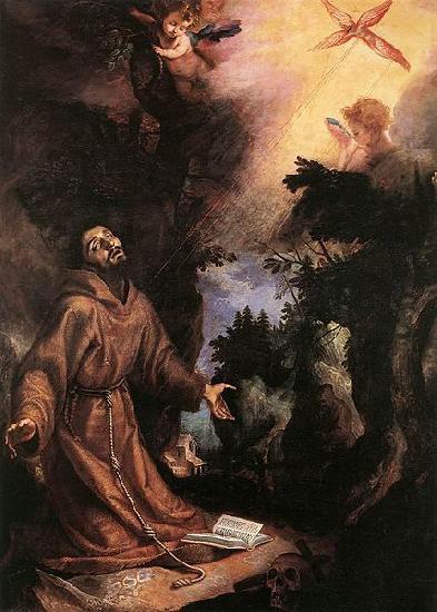 CIGOLI St Francis Receives the Stigmata Sweden oil painting art