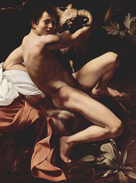 Caravaggio Saint John the Baptist Sweden oil painting art
