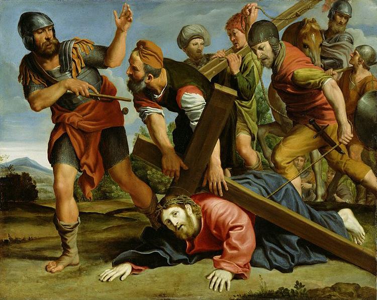 Domenichino Domenichino, The Way to Calvary Sweden oil painting art