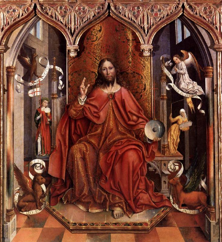 Gallego,Fernando The Blessing Christ oil painting image