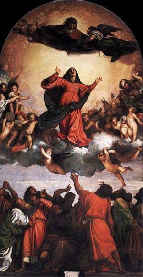 Titian Assumption of the Virgin oil painting image