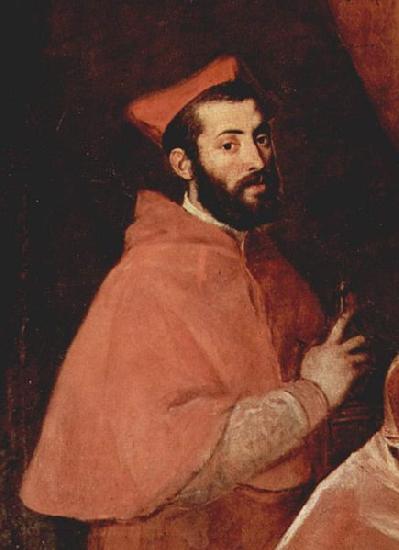Titian Alessandro Cardinal Farnese Sweden oil painting art