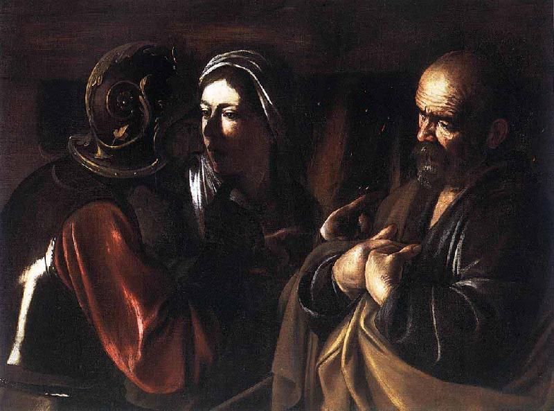 Caravaggio Denial of Saint Peter Sweden oil painting art