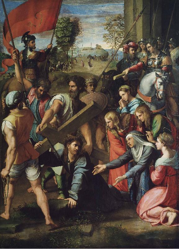 Raphael Christ Falling on the Way to Calvary Sweden oil painting art