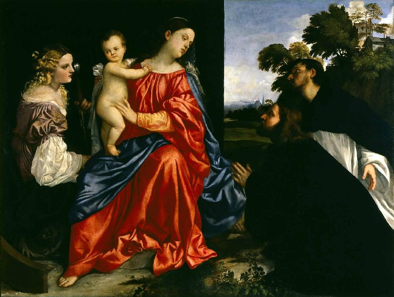 Titian Balbi Holy Conversation Sweden oil painting art