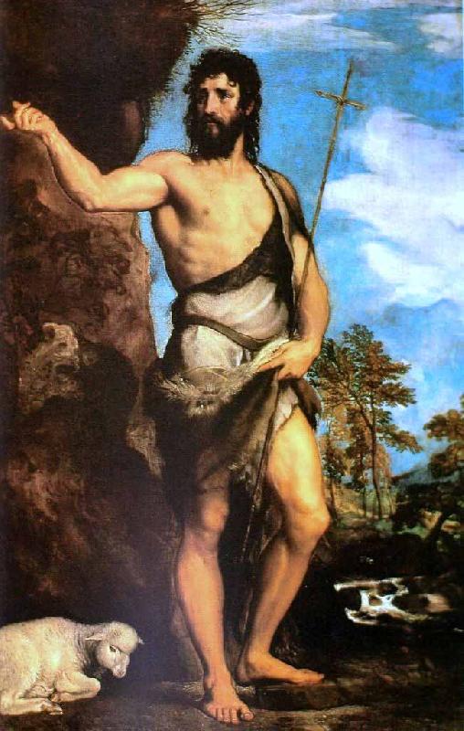 Titian Saint John the Baptist Sweden oil painting art