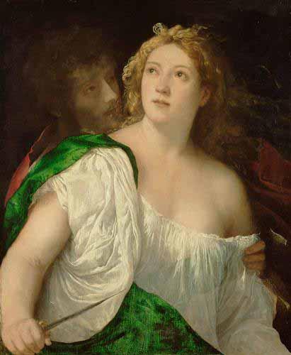 Titian Tarquin and Lucretia Sweden oil painting art