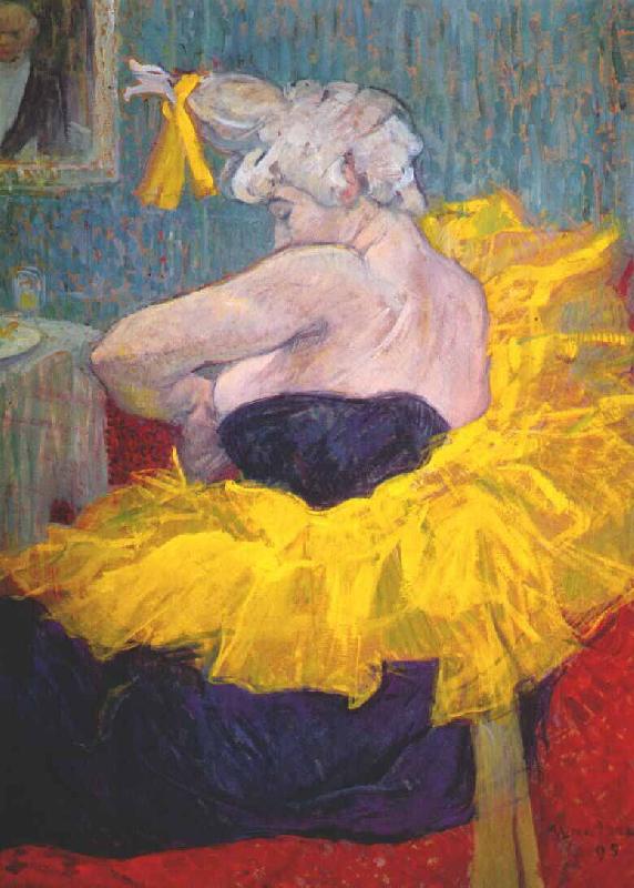 toulouse-lautrec The clownesse cha-u-kao at the Moulin Rouge Sweden oil painting art