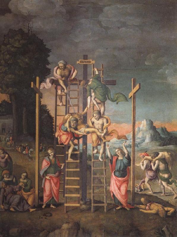Bachiacca The Depositon from the Cross Sweden oil painting art