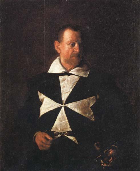 Caravaggio Portrait of a Knight of Malta Sweden oil painting art