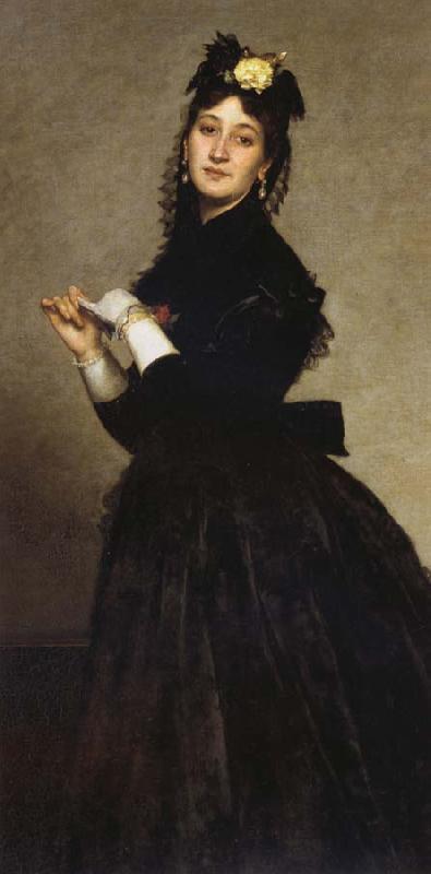 Carolus-Duran Woman with a Glove oil painting picture