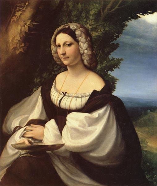 Correggio Portrait of a Lady Sweden oil painting art