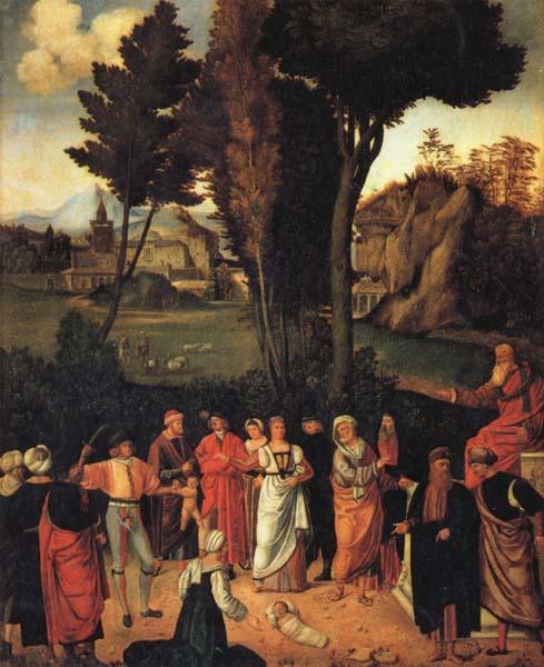 Giorgione THe Judgment of Solomon Sweden oil painting art