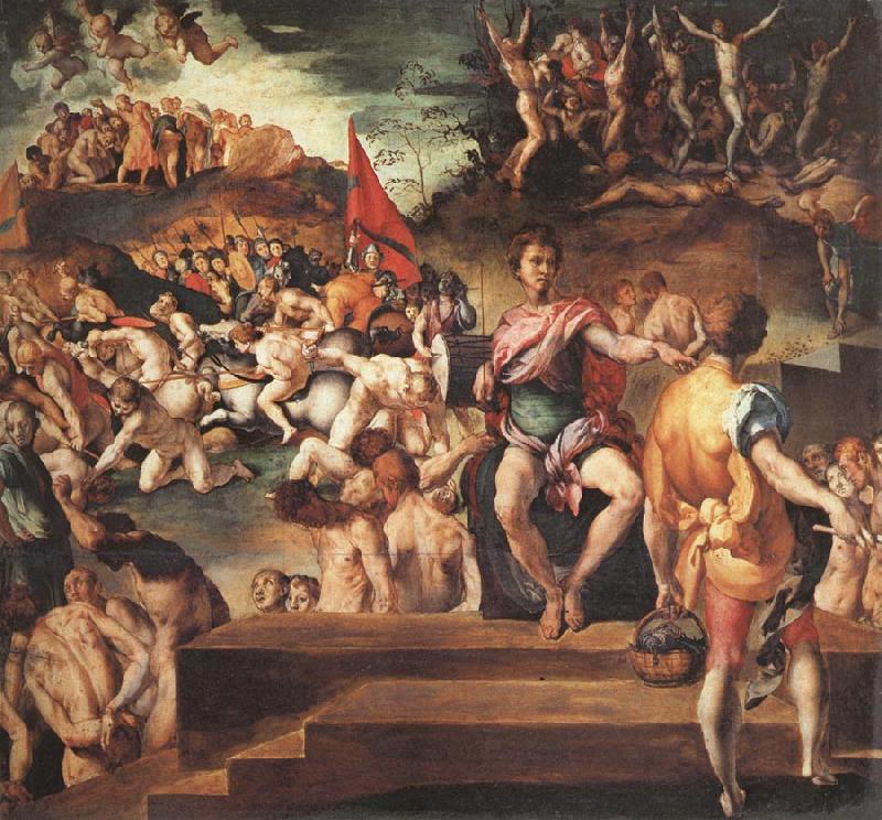 Pontormo Martydom of St.Maurice and the Theban Legions Sweden oil painting art
