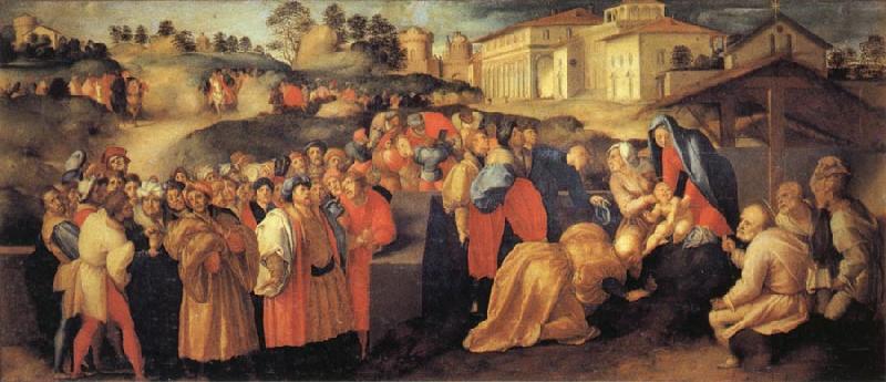 Pontormo The Adoration of the Magi Sweden oil painting art