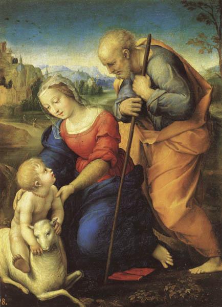 Raphael The Holy Family wtih a Lamb Sweden oil painting art