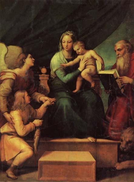 Raphael The Madonna of the Fish Sweden oil painting art