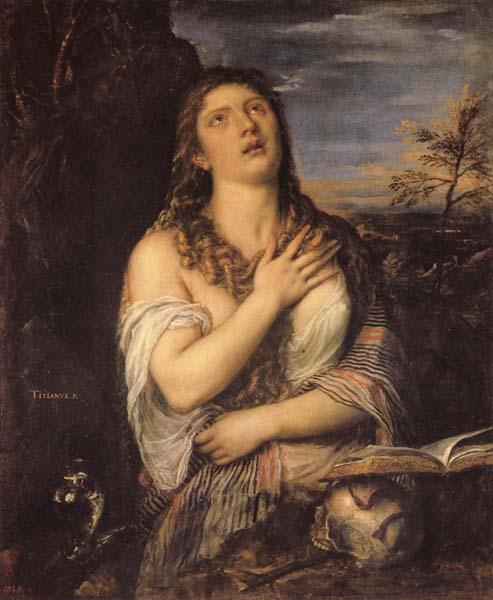 Titian Penitent Mary Magdalen Sweden oil painting art