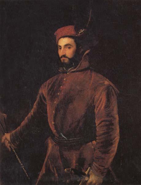 Titian Portrait of Ippolito de'Medici in a Hungarian Costume Sweden oil painting art