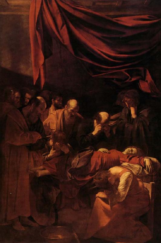 Caravaggio La Mort de la Vierge oil painting image