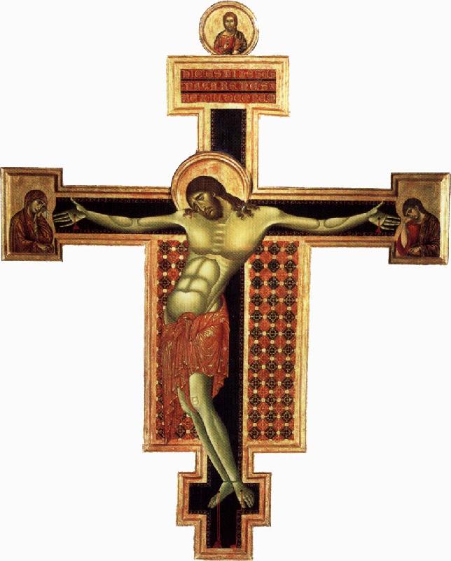 Cimabue Crucifix Sweden oil painting art