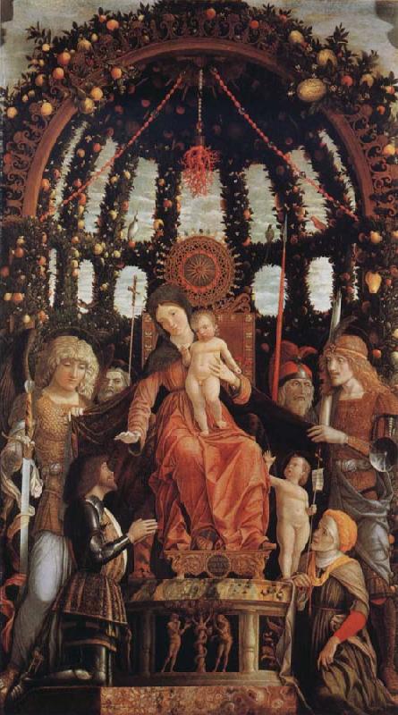 Correggio Andrea Mantegna Madonna della Vittoria oil painting picture