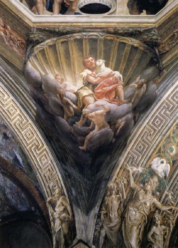 Correggio Pendentives depicting Saint Thomas,Saint Bernard,and Saint John Sweden oil painting art