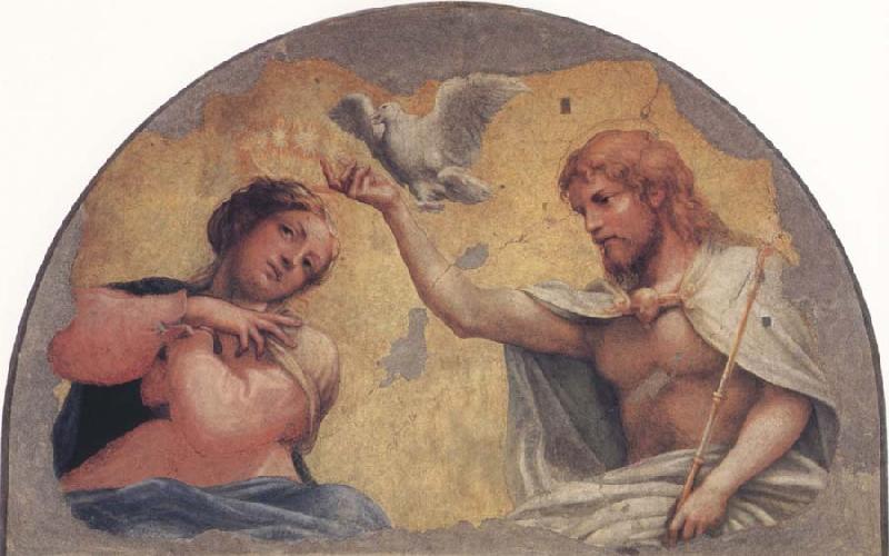 Correggio Coronation of the Virgin Sweden oil painting art