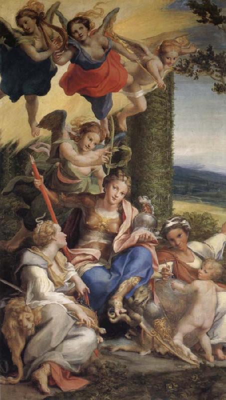 Correggio Allegory of Virtue Sweden oil painting art