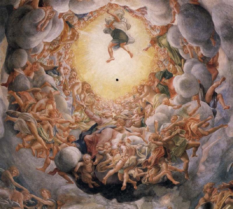 Correggio Assumption of the Virgin,detail of the cupola Sweden oil painting art