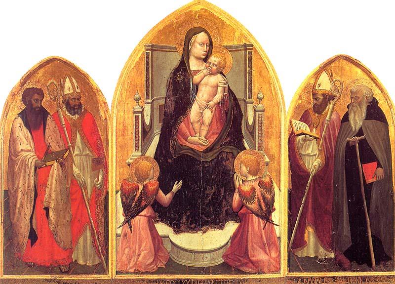 MASACCIO San Giovenale Triptych oil painting picture