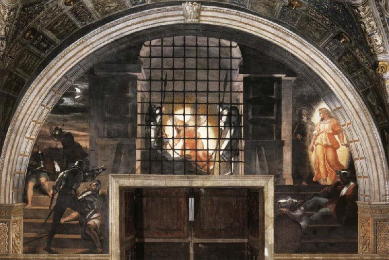 Raphael The Deliverance of Saint Peter from Prison oil painting image