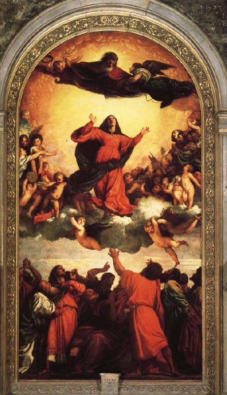 Titian Assumption of the Virgin Sweden oil painting art