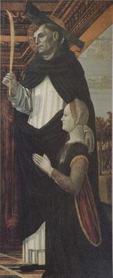 Bergognone Peter the Martyr with a Kneeling Donor (mk05) Sweden oil painting art