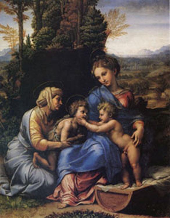 Raphael The Holy Family Known as the Little Holy Family (mk05) Sweden oil painting art