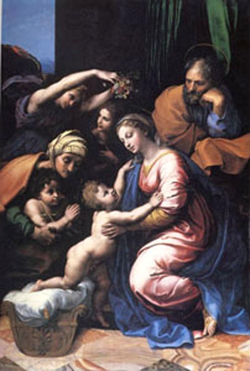 Raphael The Holy Family,known as the Great Holy Family of Francois I (mk05) Sweden oil painting art