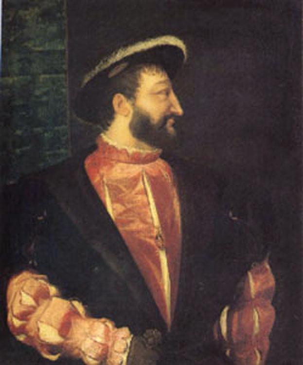 Titian Francois I King of France (mk05) oil painting image