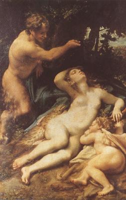 Correggio Zeus and Antiope (mk08) Sweden oil painting art