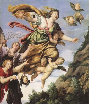Domenichino The Assumption of Mary Magdalen into Heaven (mk08) Sweden oil painting art