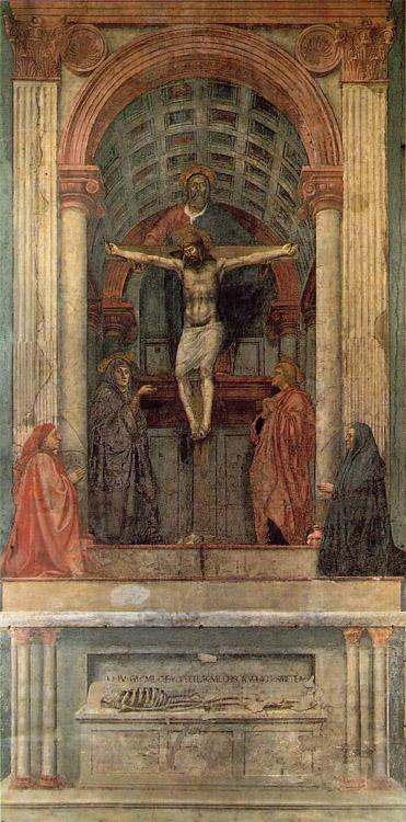 MASACCIO The Trinity (mk08) oil painting picture